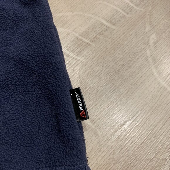 Helly Hanson Pullover Men's Large L Navy Blue 1/4 Quarter Zip Fleece Mock Neck - Picture 4 of 7